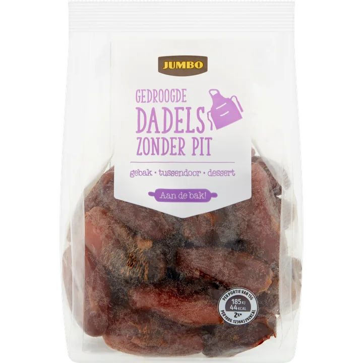 Jumbo Gedroogde Dadels Zonder Pit 250 g