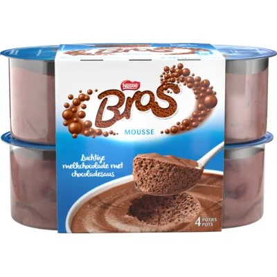 Nestlé Bros melkchocolade mousse