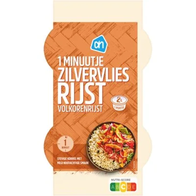 AH 1 minuutje zilvervliesrijst volkoren