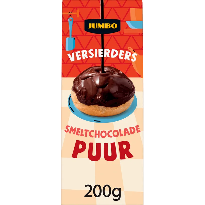 Jumbo Smeltchocolade Puur 200 g