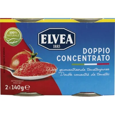 Elvea Tomatenconcentraat 2x140g