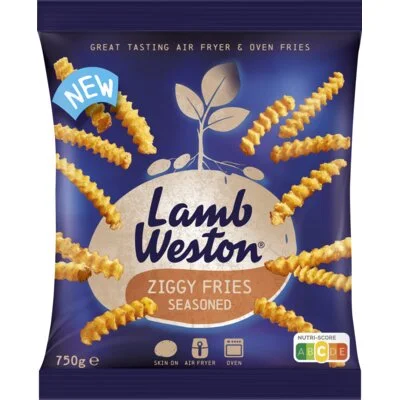 Lamb Weston Ziggy Fries Seasoned 750g