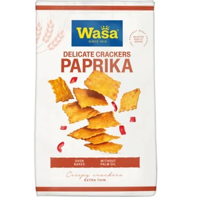 Wasa Delicate Crackers Paprika 150g