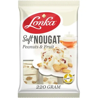 Lonka Soft nougat pinda's & fruit