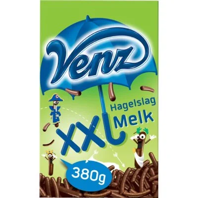venz XXL hagelslag melk 380 g