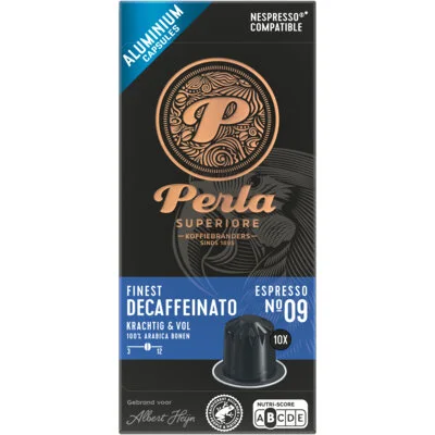 Perla Superiore Finest espresso decaffeinato capsules