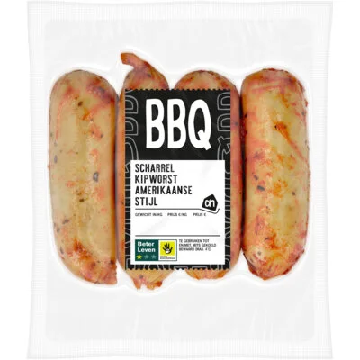 AH BBQ scharrel kipworst Amerikaanse stijl