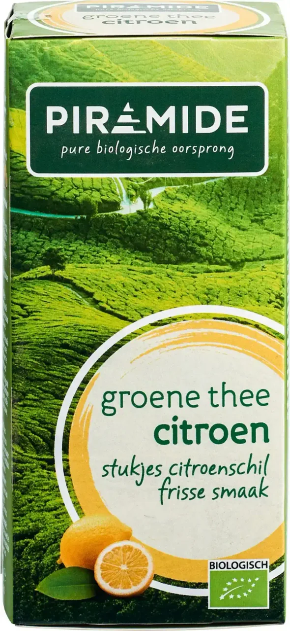 Groene thee citroen