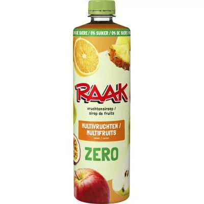 Raak Vruchtensiroop multivruchten zero sugar