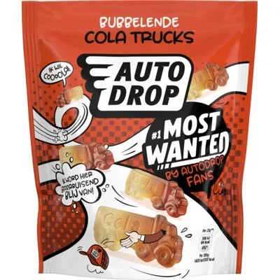 Autodrop Most wanted bubbelende cola trucks