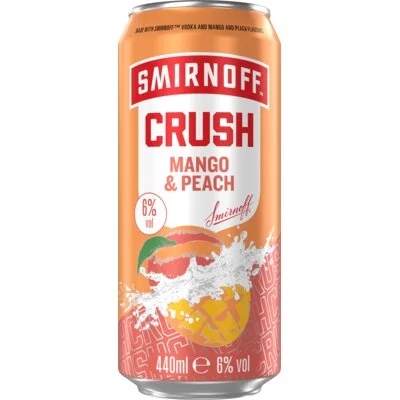 Smirnoff Crush mango & peach