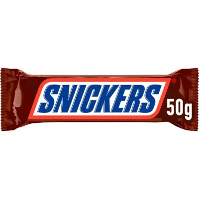 Snickers Chocolade pinda caramel reep 50g