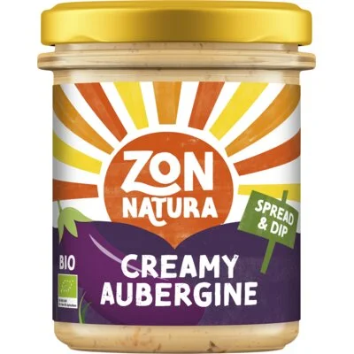 Zonnatura Aubergine creamy spread