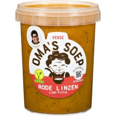 Oma's Rode linzen soep