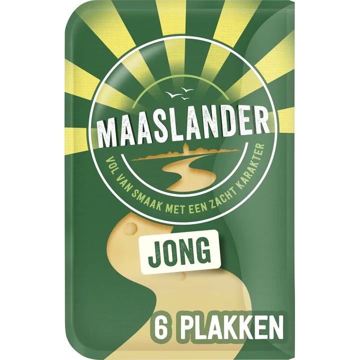 Maaslander Jong 50+ Kaas Plakken 150 g