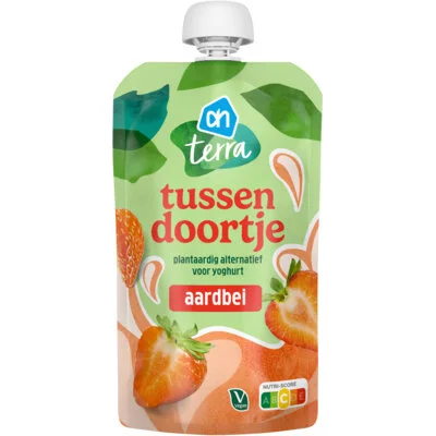 AH Terra Plantaardig tussendoortje aardbei
