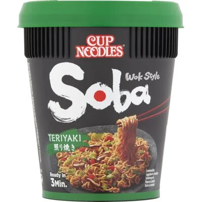 Nissin Soba cup noodles teriyaki