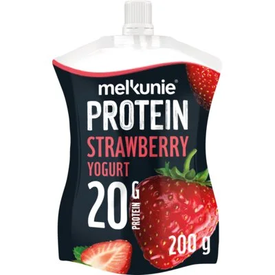 Melkunie Protein aardbei yoghurt