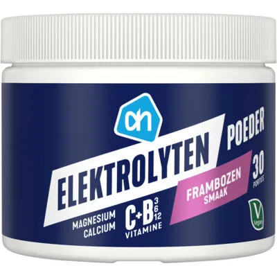 AH Elektrolyten poeder frambozen smaak