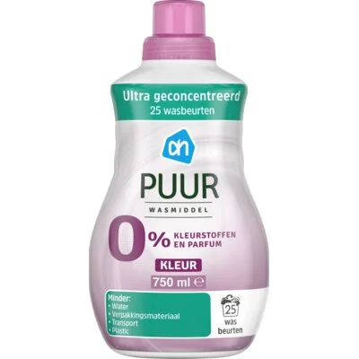 AH Puur vloeibaar wasmiddel kleur