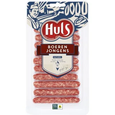 Huls Snackworstjes Naturel 121g