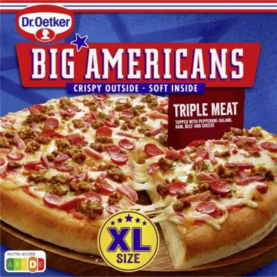 Dr. Oetker Big Americans pizza XL triple meat