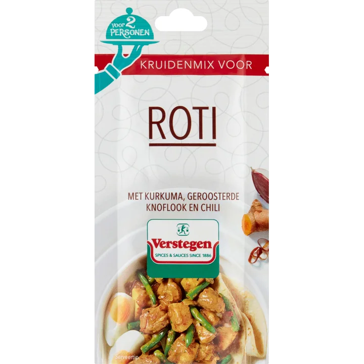 Verstegen Kruidenmix Roti voor 2 personen 18 g
