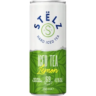 Stëlz Hard iced tea lemon peach 6-pack