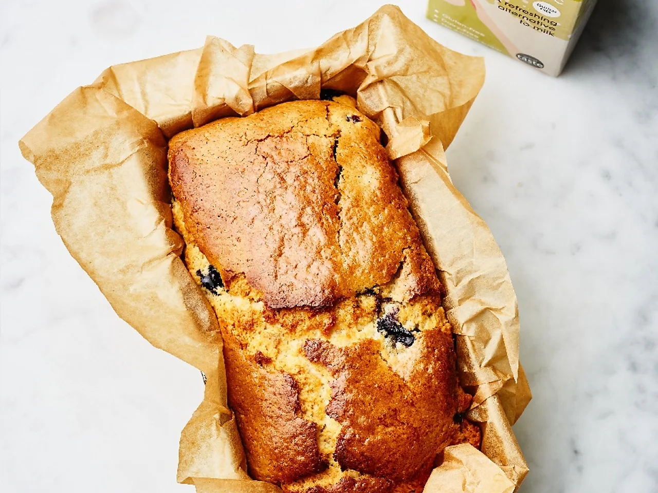 Blauwe bessen cake
