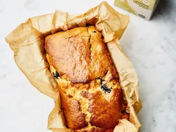 Blauwe bessen cake