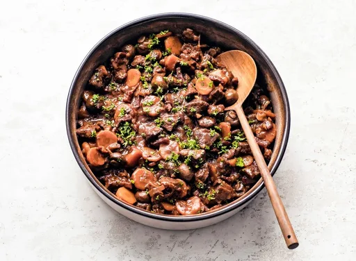 Boeuf bourguignon uit de slowcooker