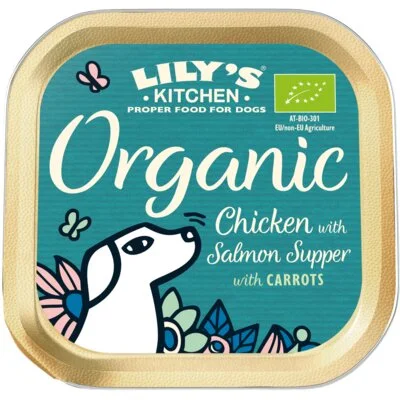 Lily's Kitchen Organic kip met zalm en wortelen