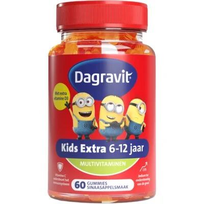 Dagravit Kids xtra multivitaminen 6-12 jaar
