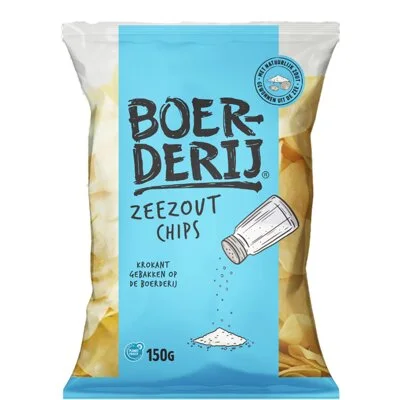 Boerderij Chips Zeezout 150 g