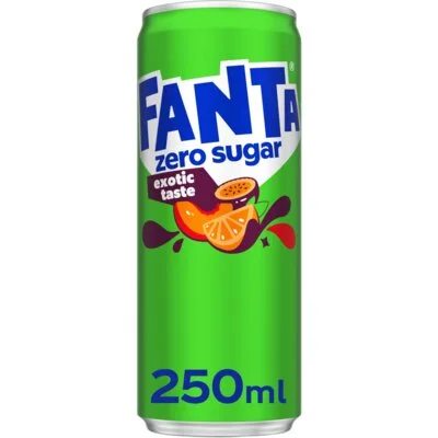 Fanta Exotic zero sugar 4-pack