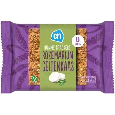 AH Dunne crackers rozemarijn geitenkaas