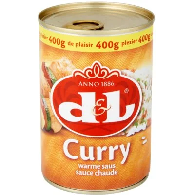 D&L Curry warme saus bel