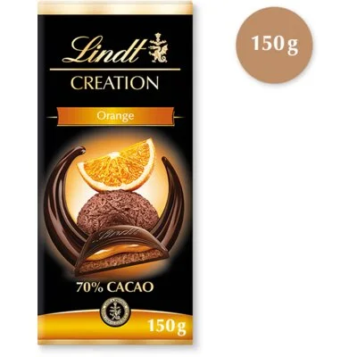 Lindt Creation sinaasappel pure chocolade