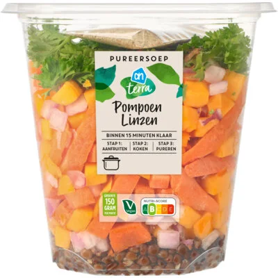 AH Terra Pureersoep pompoen linzen