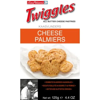 Euro Patisserie Twiggles kaasvlinders