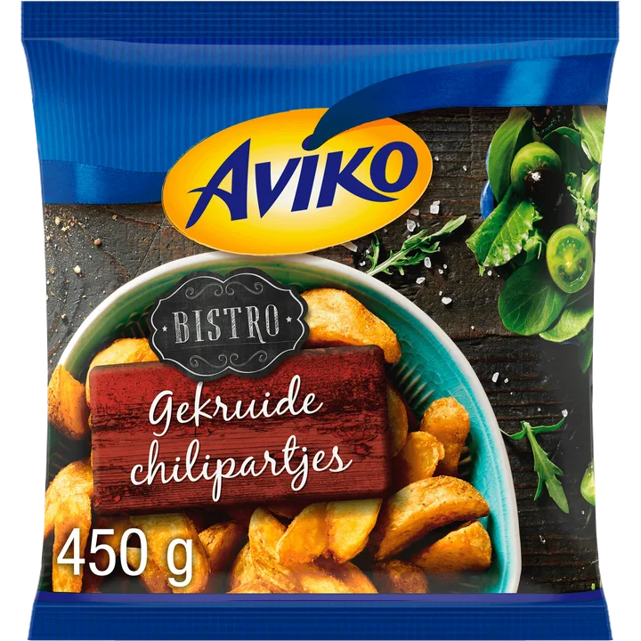 Aviko Gekruide Aardappel Chili Partjes