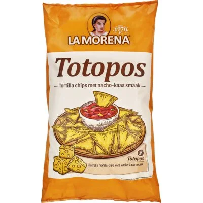 La Morena Totopos tortilla chips nacho kaassmaak