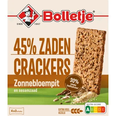 Bolletje 45% Zadencrackers Zonnebloempit