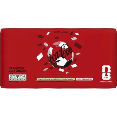 Coca-Cola Zero sugar 20-pack