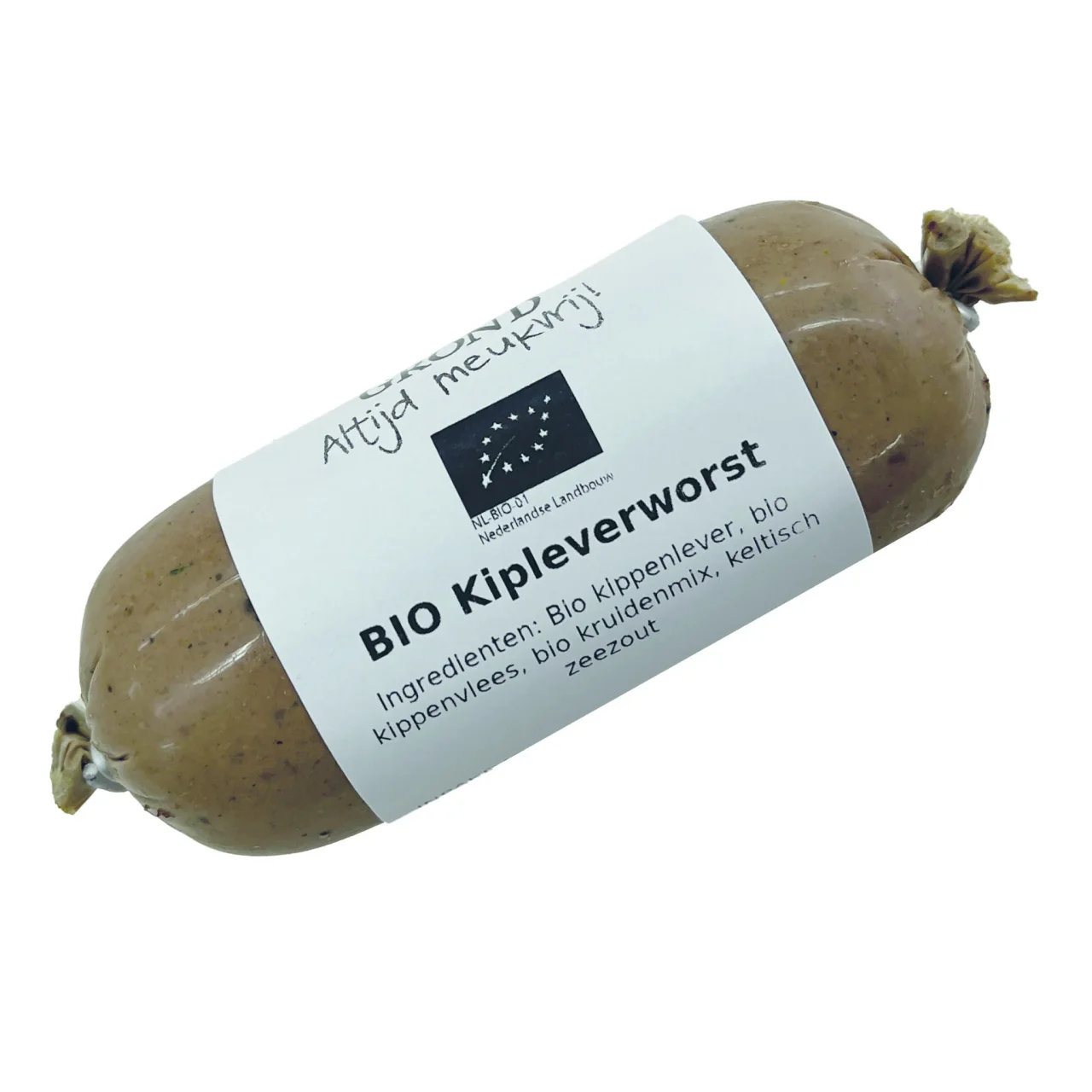 Biologische kipleverworst