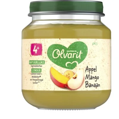 Olvarit Appel mango banaan 4m+