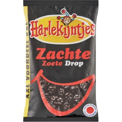 Harlekijntjes Zachte zoete drop