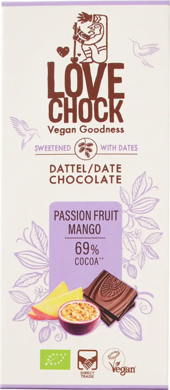 Pure dadel chocolade passionfruit mango