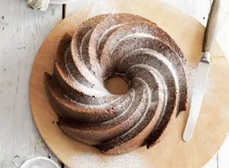 Bitterkoekjestulband met chocolade.