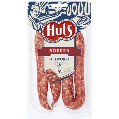 Huls Boerenmetworst 2 x 110 g